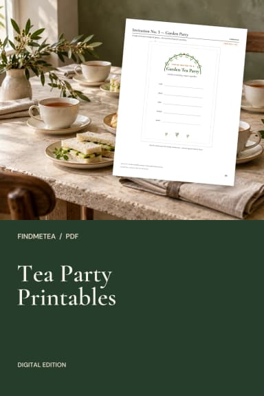 tea-party-printables — digital PDF preview