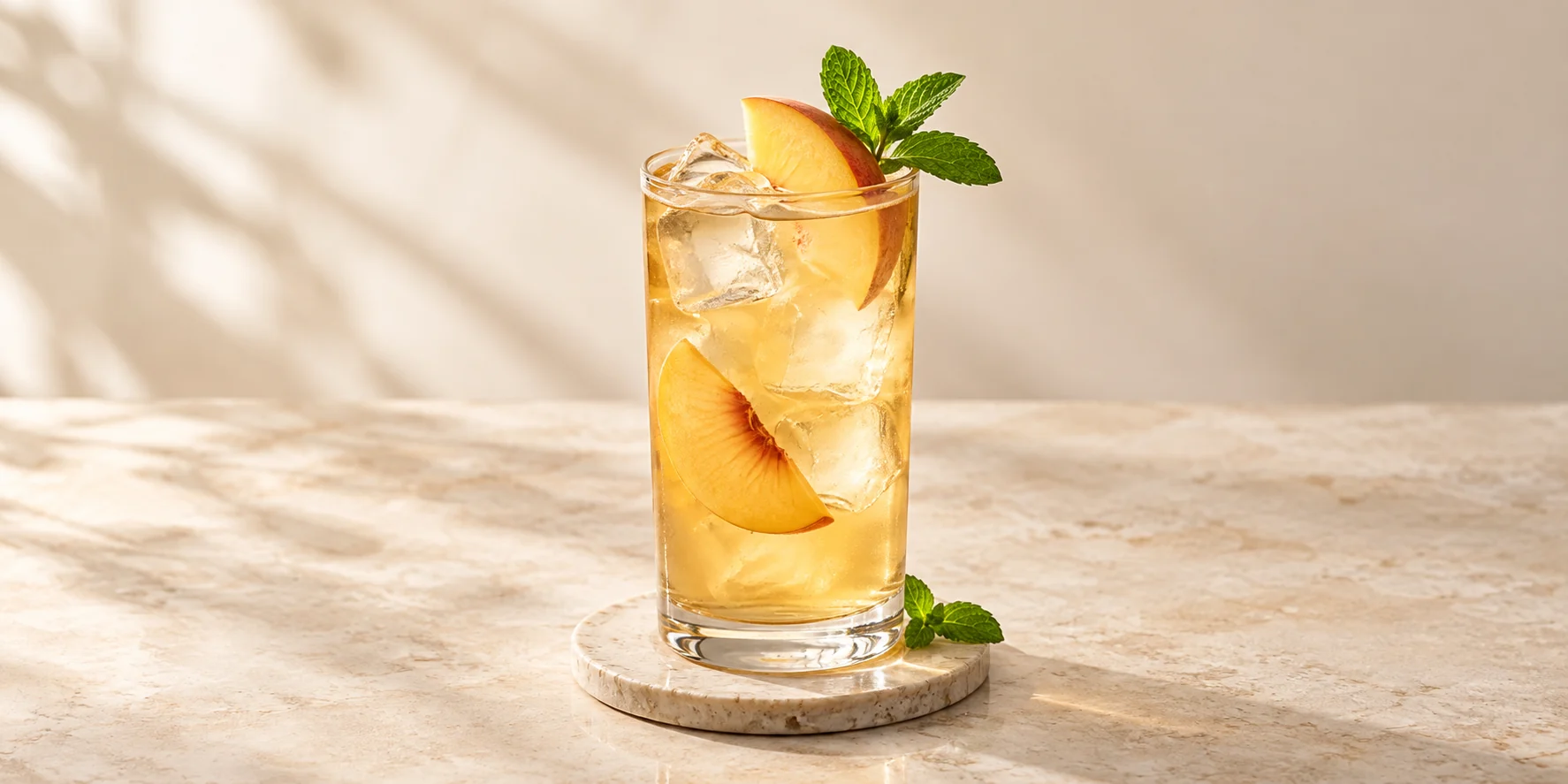 Cold-Brew Moonlight White with Peach and Honey