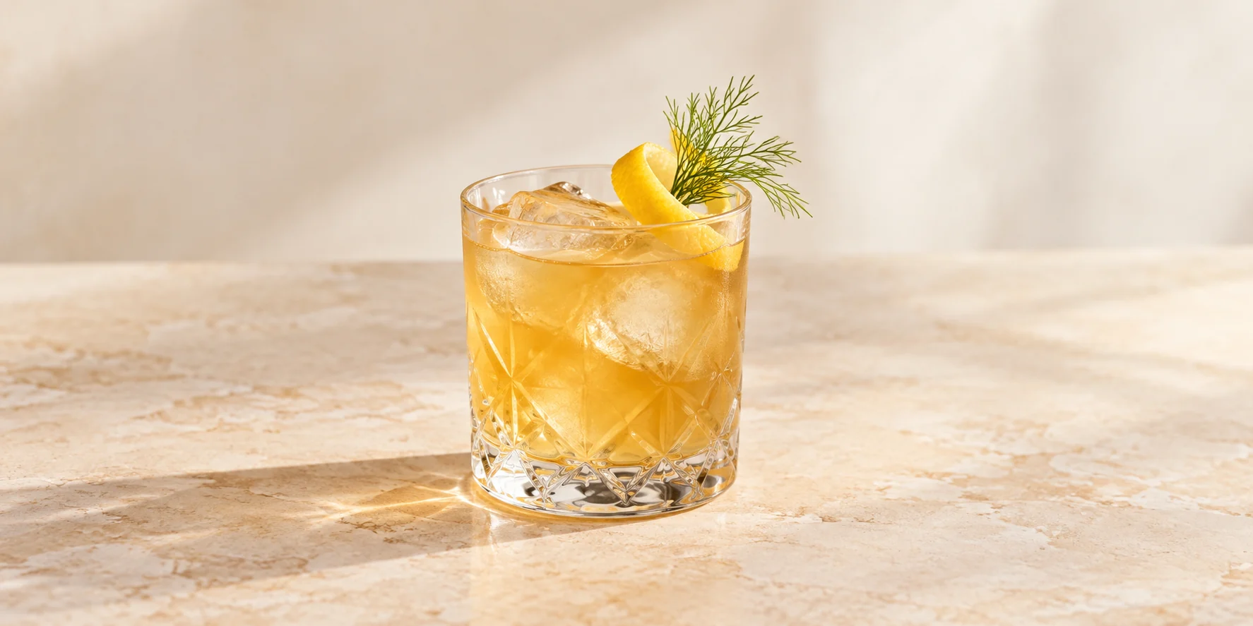 Amaro, Fennel and Lemon Nightcap (with Mocktail Option)