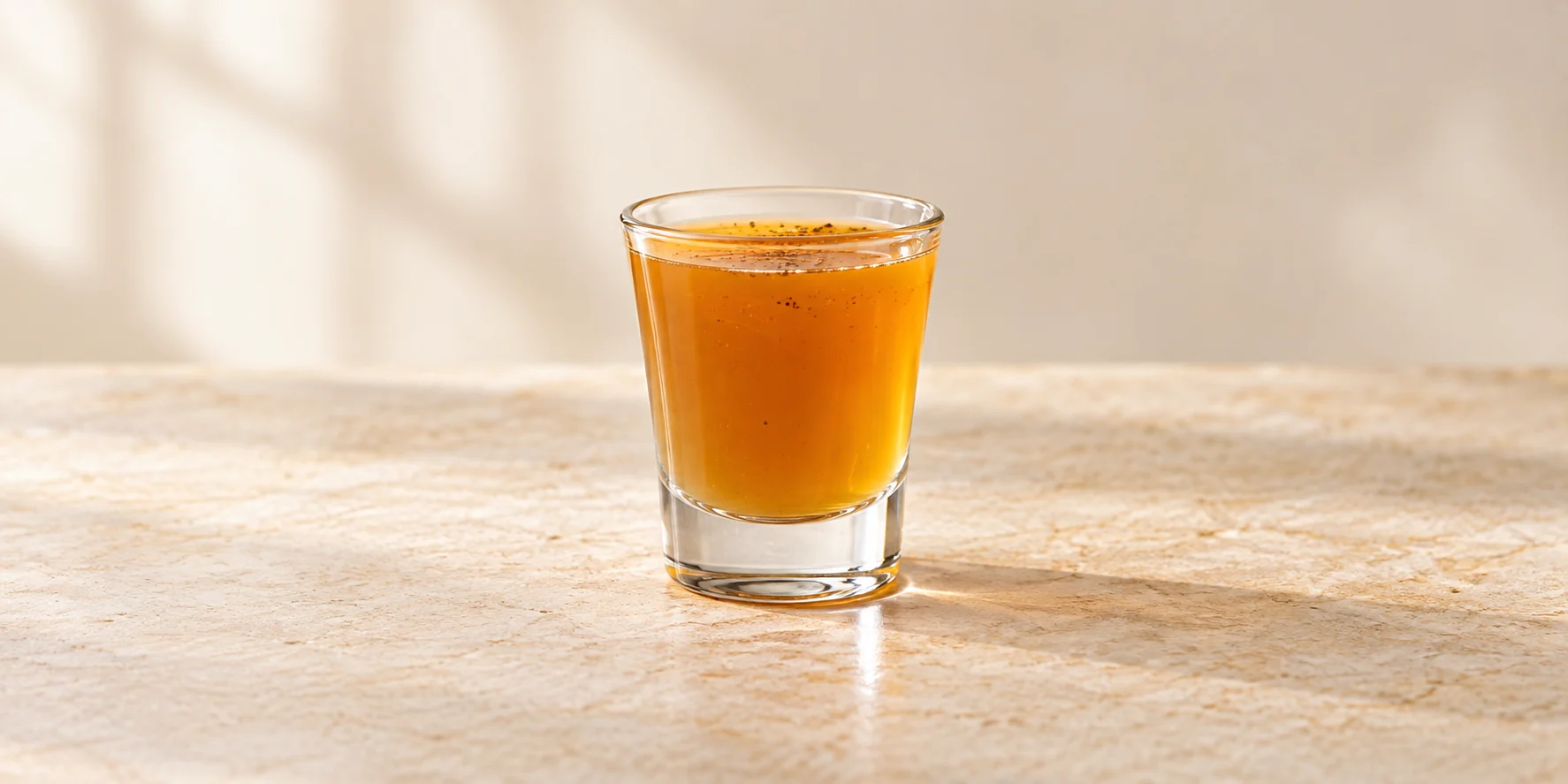 Echinacea, Ginger and Rosehip Shot with Honey and Lemon