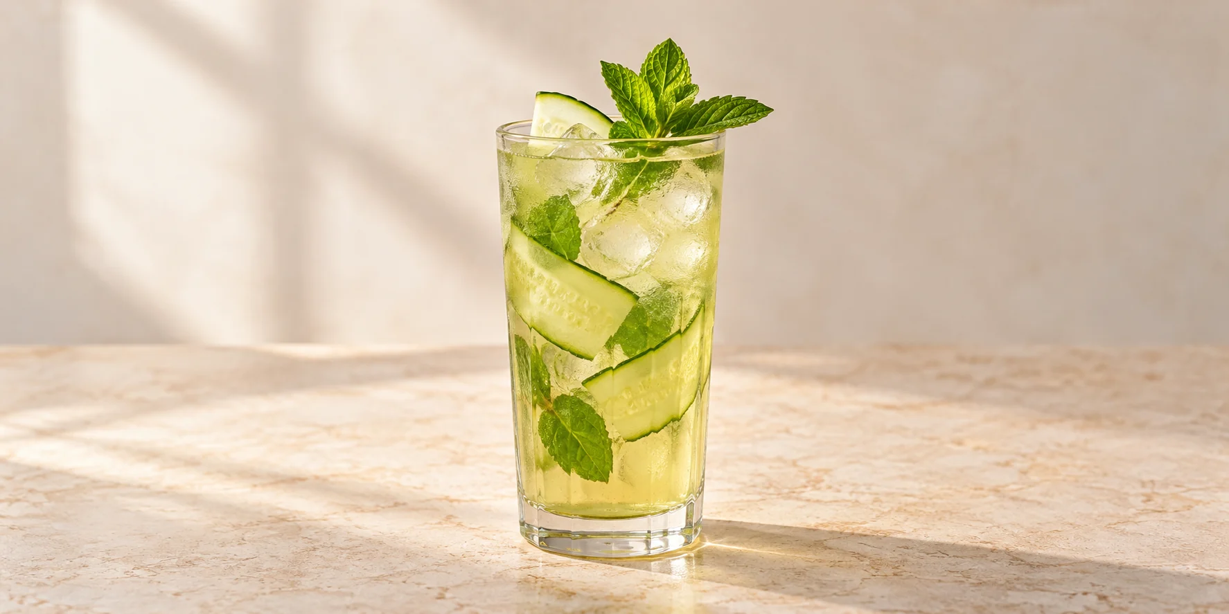 Iced Cedrón Mint Refresher