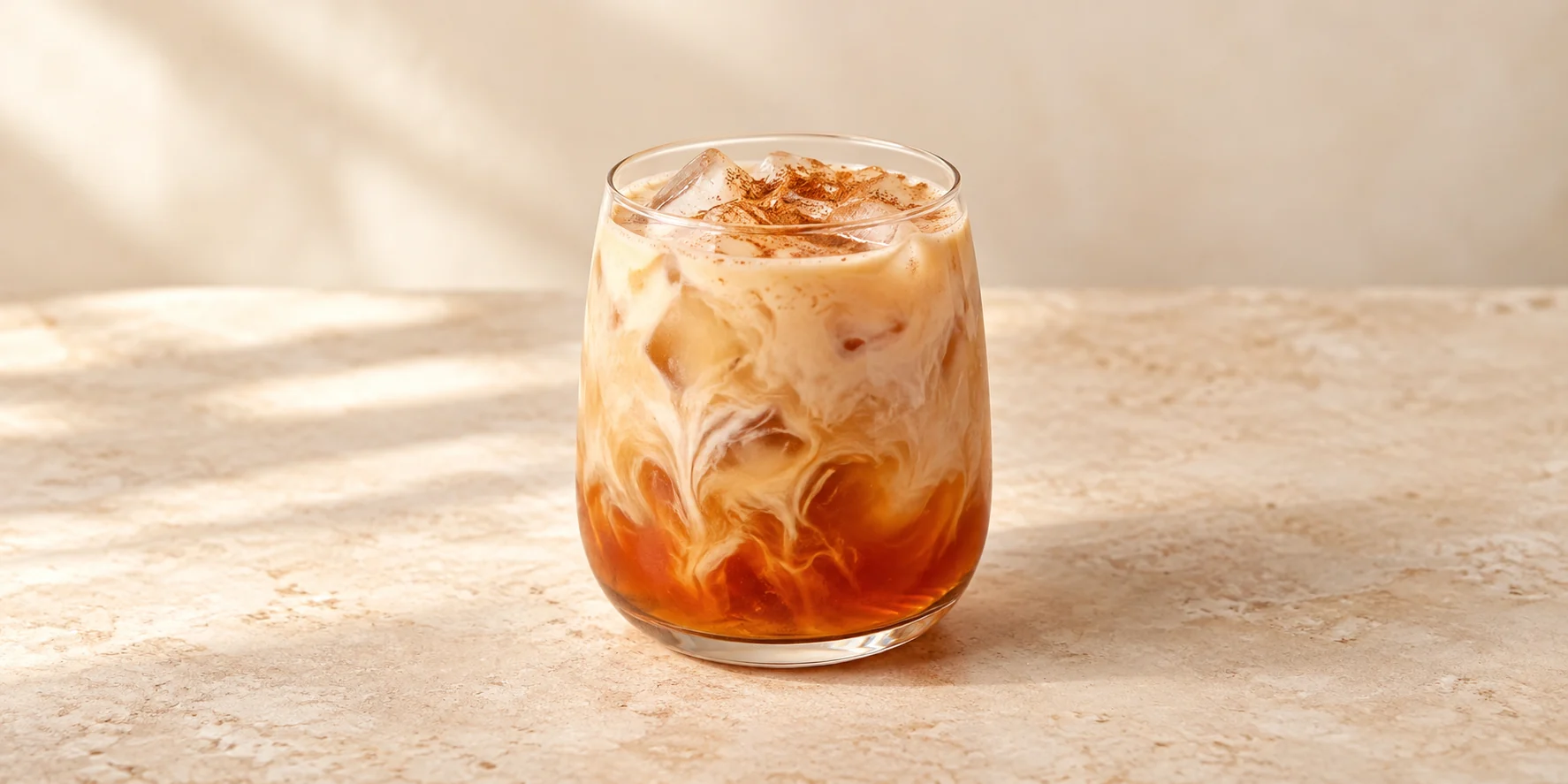 Iced Rooibos Chai with Vanilla and Oat Milk