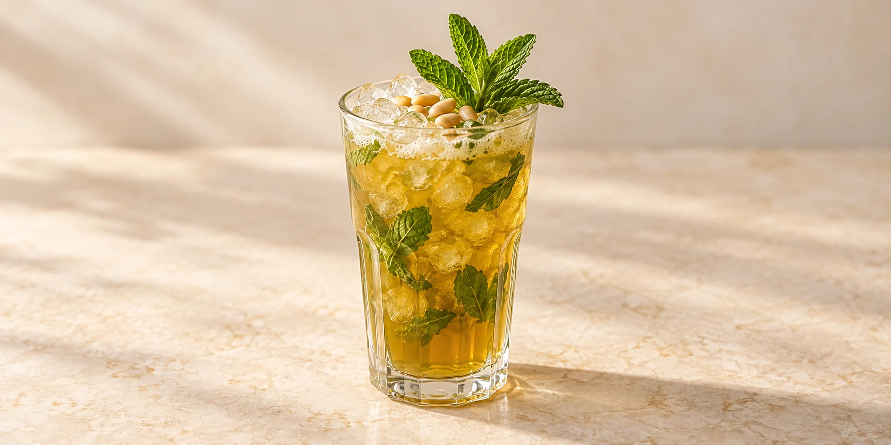 Iced Moroccan-Style Spearmint Tea