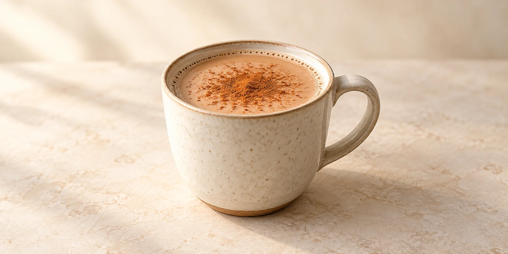 Chocolate Black Tea Latte with Cinnamon