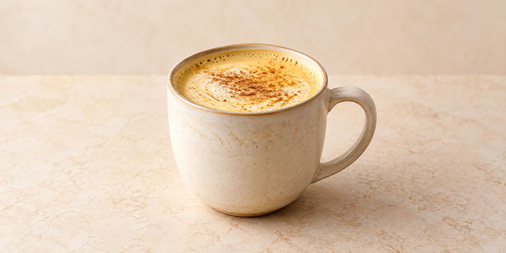 Coconut Black Tea Latte with Turmeric