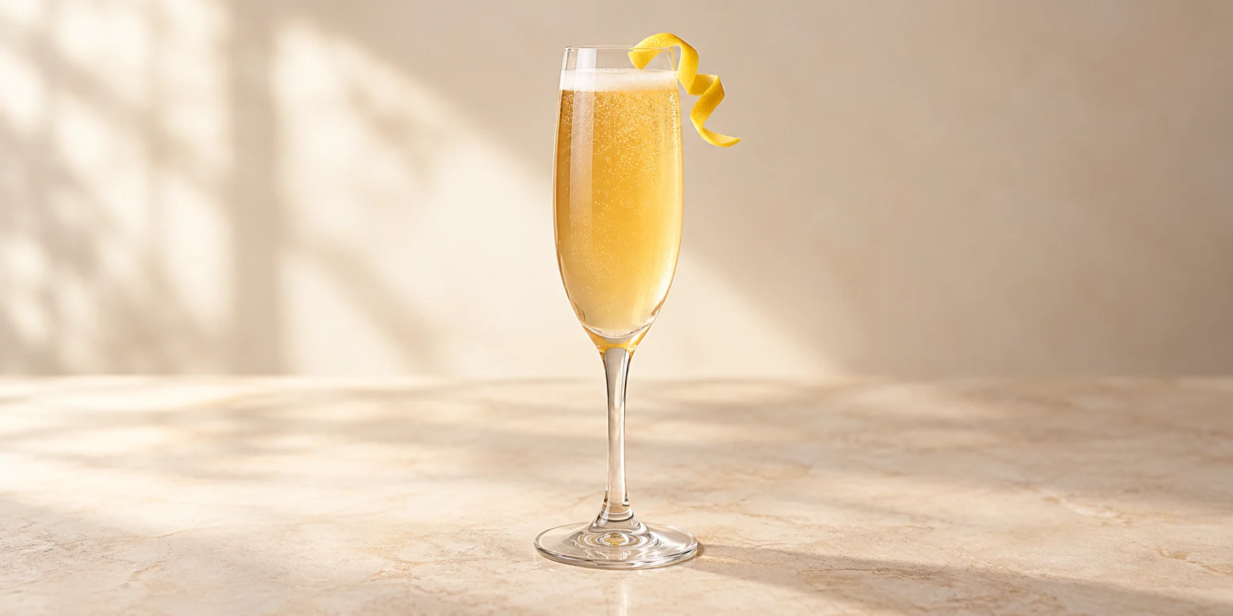 Cóctel Champagne con Darjeeling