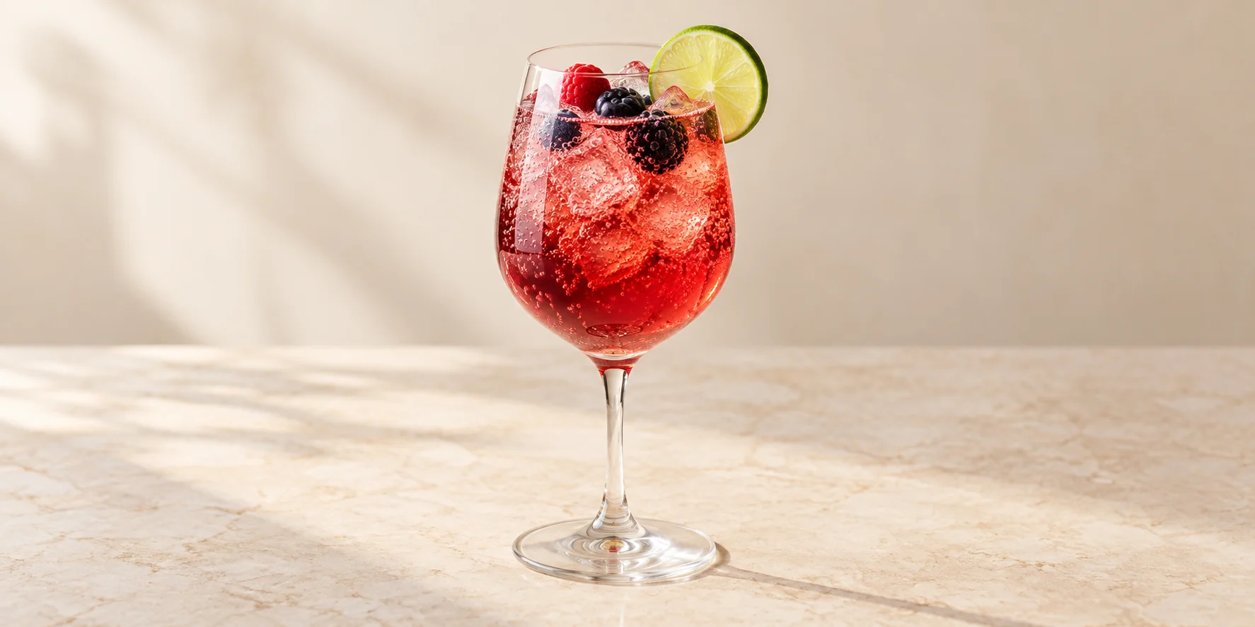 Mixed Berry Black Tea Spritz