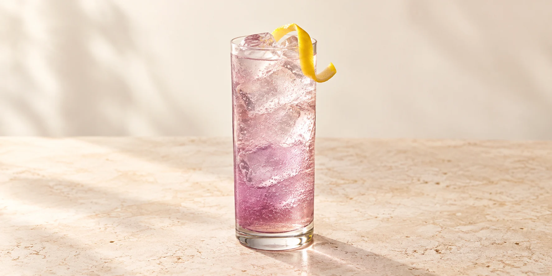 Purple Tea Gin Fizz