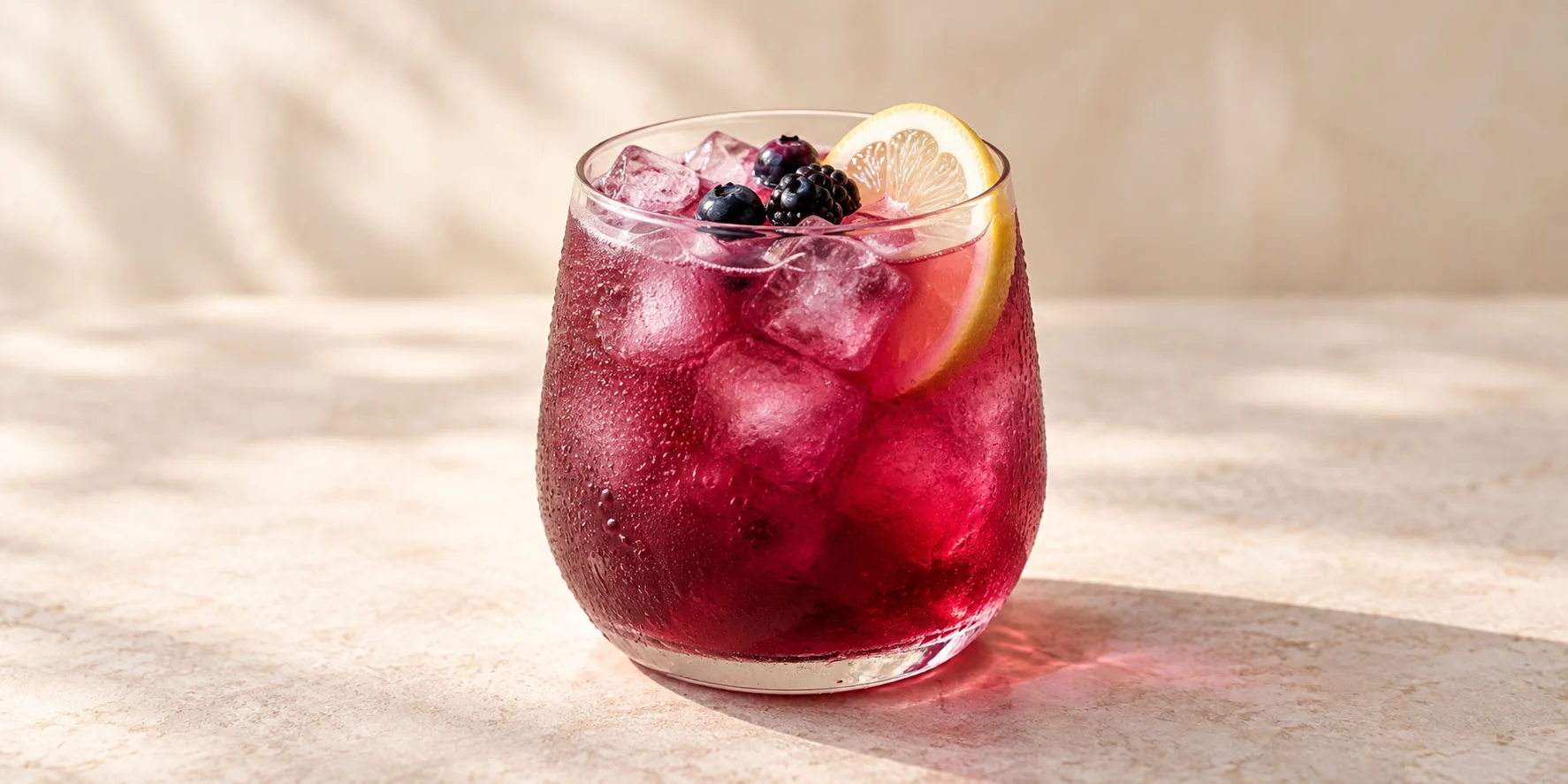 Iced Purple Tea Berry Lemonade