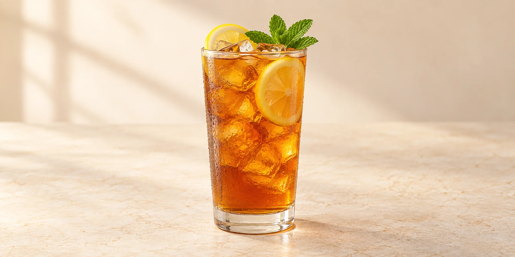 Iced Scottish Breakfast with Honey and Lemon