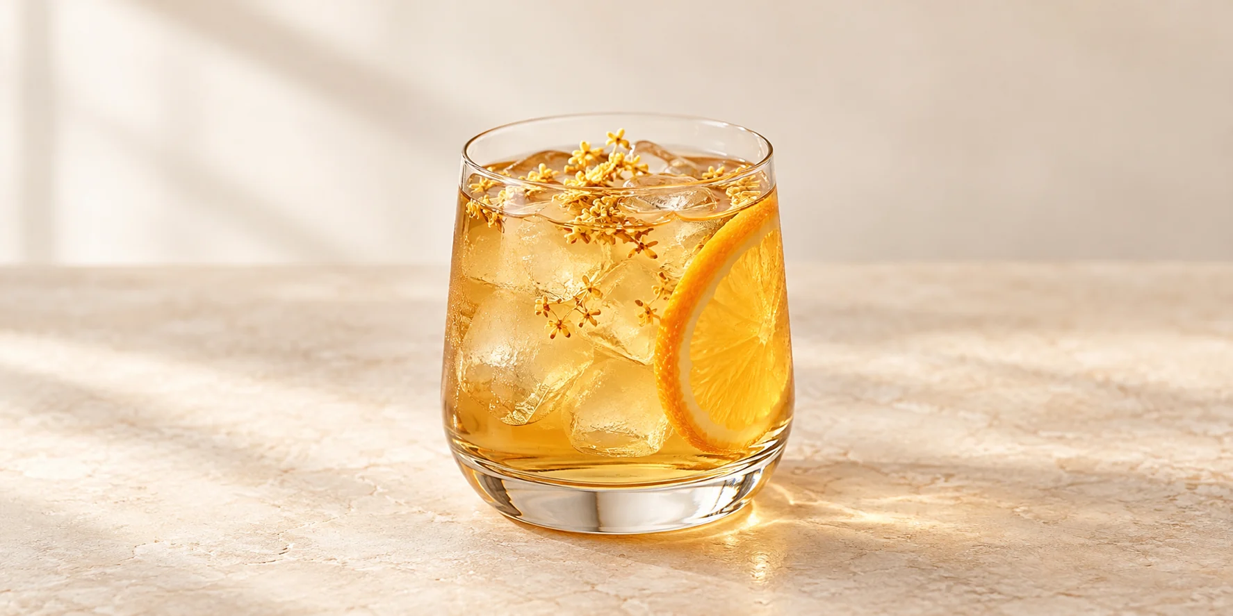 Cold-Brew Shui Xian Oolong with Osmanthus and Orange