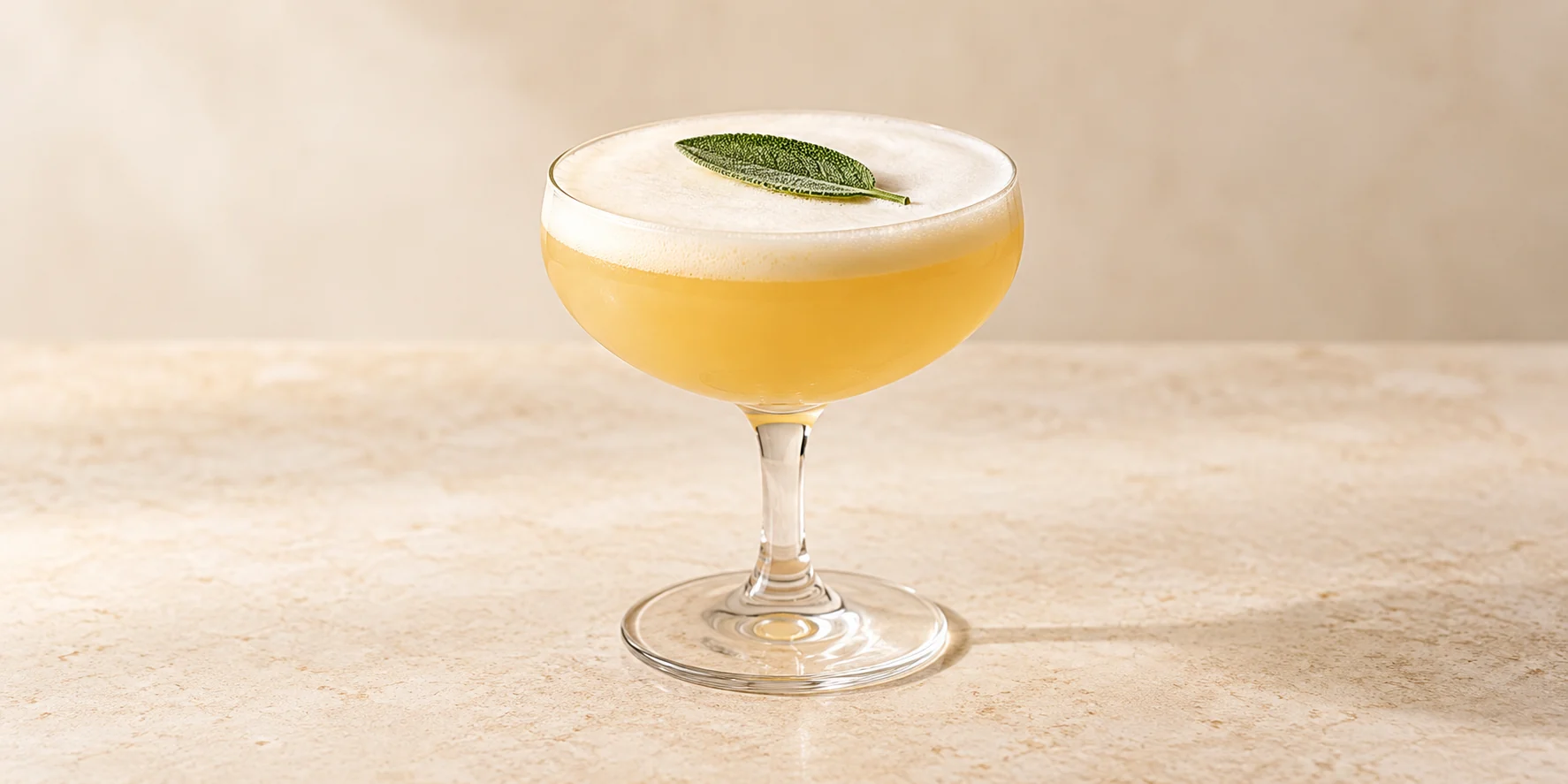 Sage and Honey Gin Sour