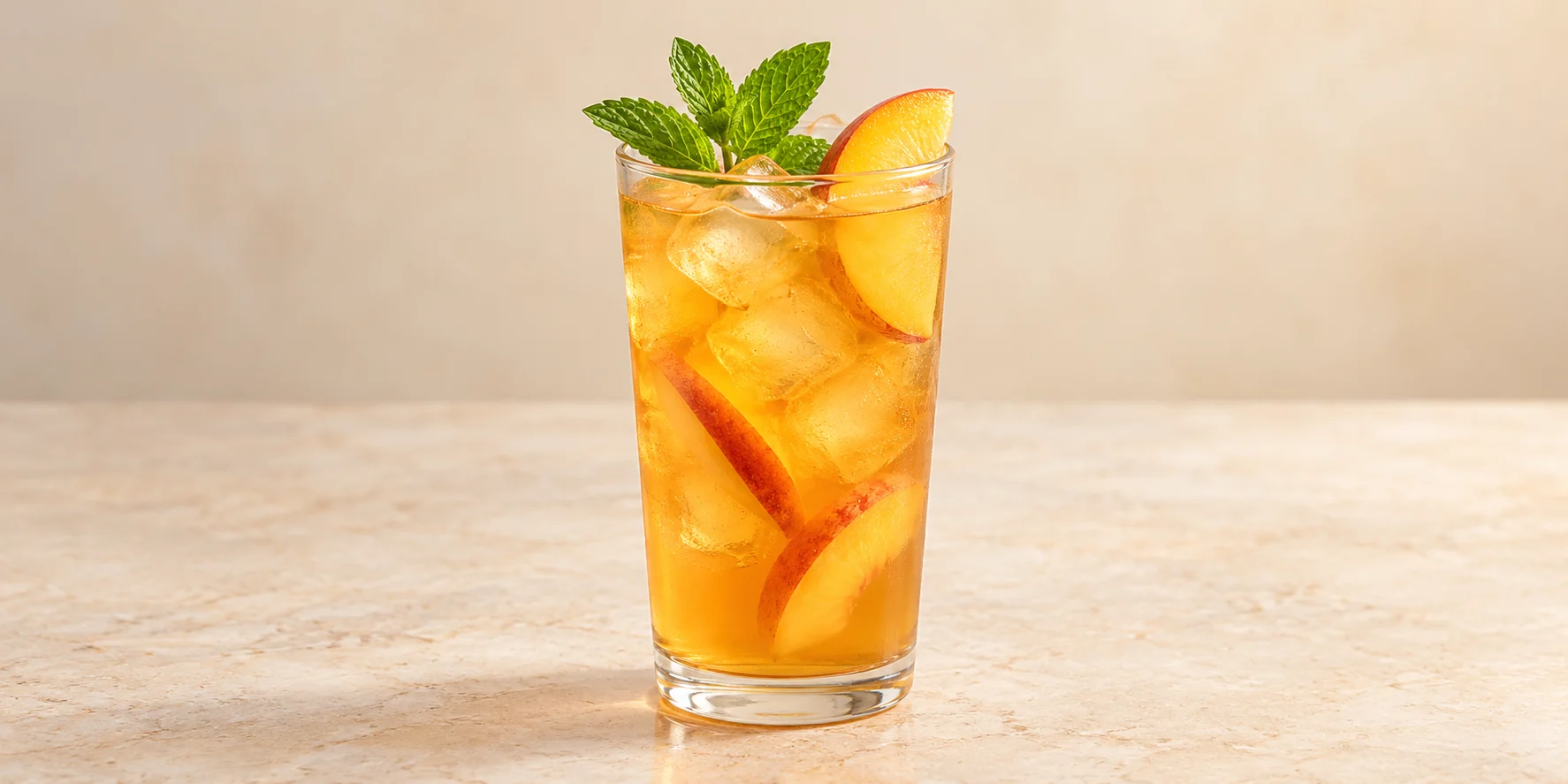 Iced Snow Shan Green with Peach and Honey
