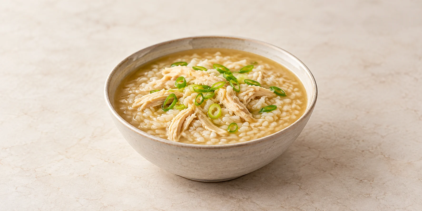 Throat Coat Tea-Poached Chicken and Rice Soup