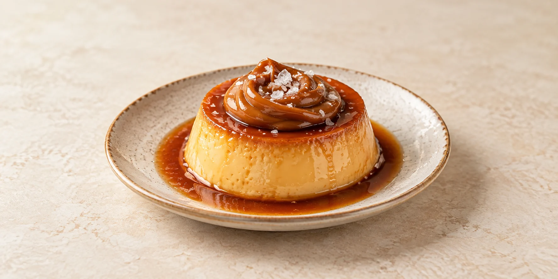 Boldo and Dulce de Leche Flan
