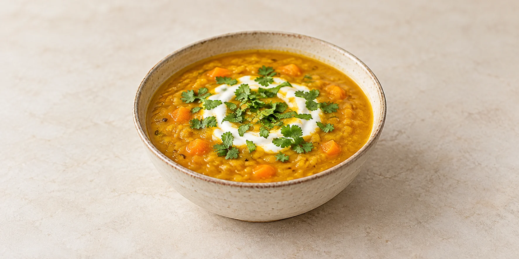 Cardamom-Spiced Lentil and Carrot Soup