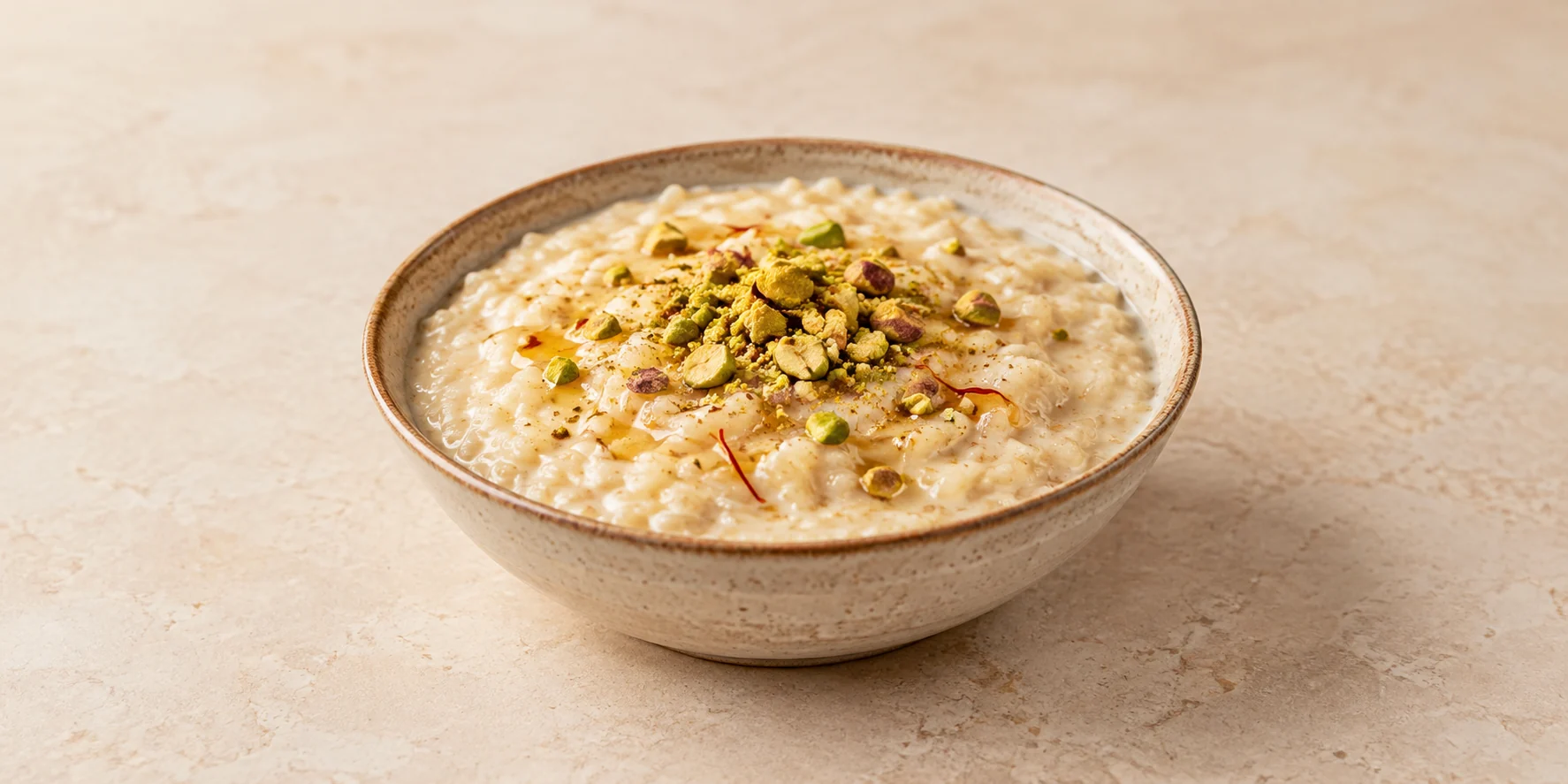 Arroz con leche especiado al chai masala
