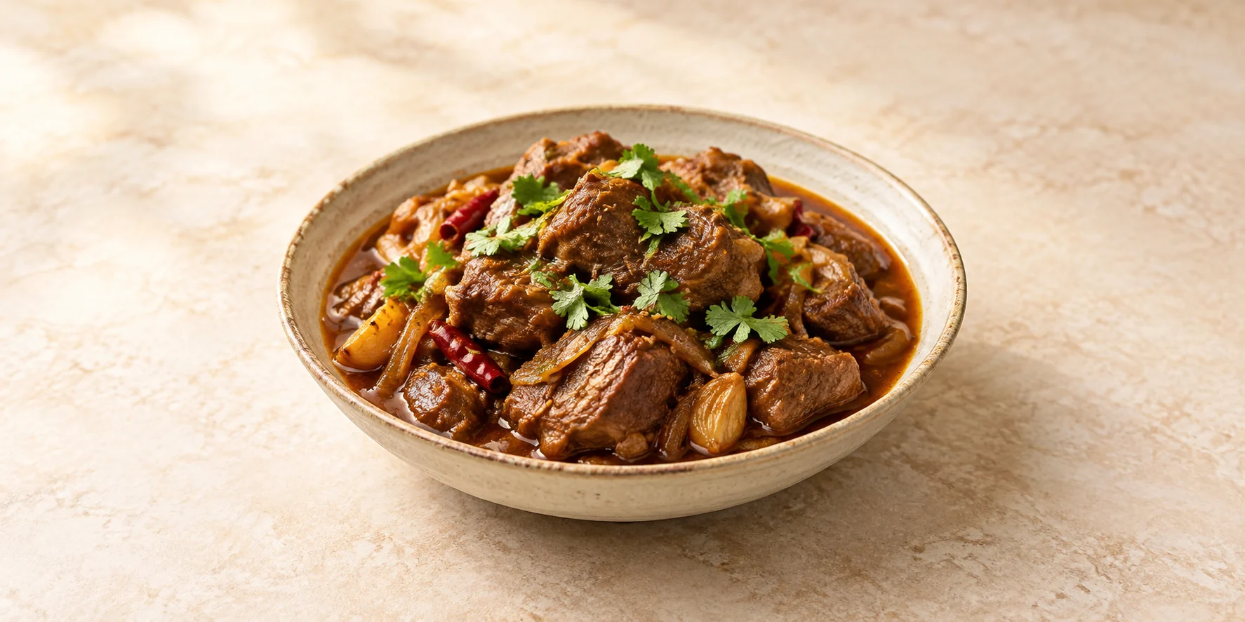 Fu Zhuan Tea-Braised Lamb with Cumin
