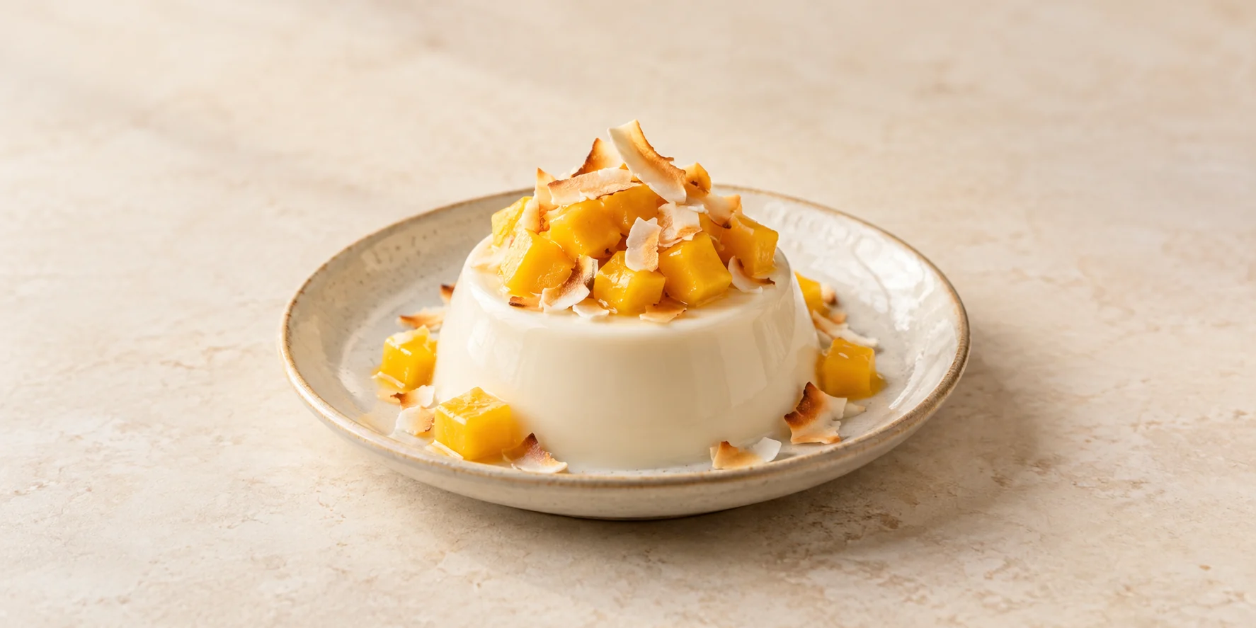 Lemongrass and Coconut Panna Cotta