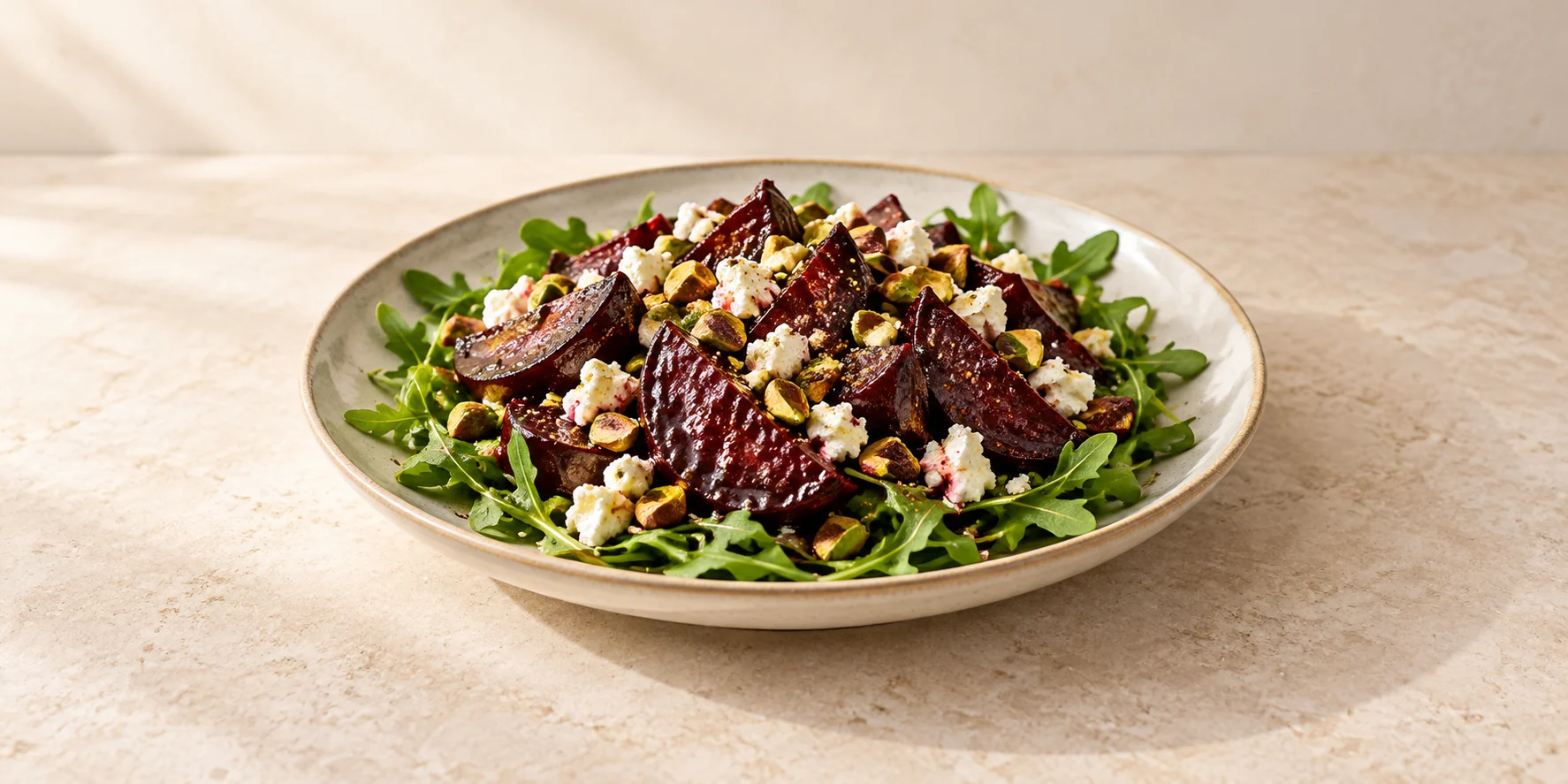 Hibiscus-Glazed Roasted Beet Salad