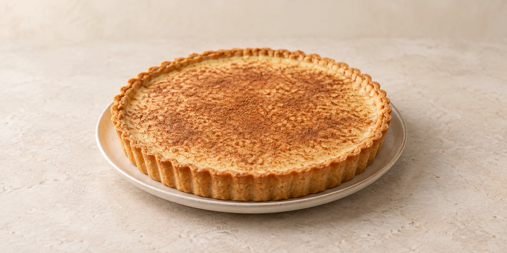 Honeybush Melktert (South African Milk Tart)