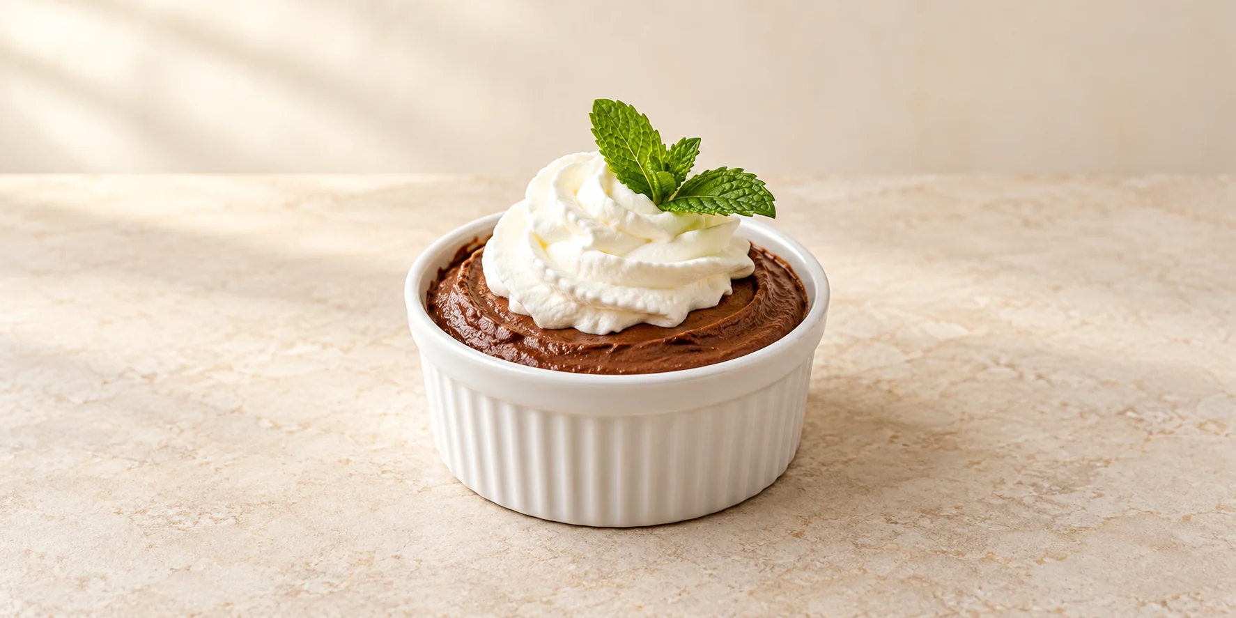 Peppermint Tea Dark Chocolate Mousse