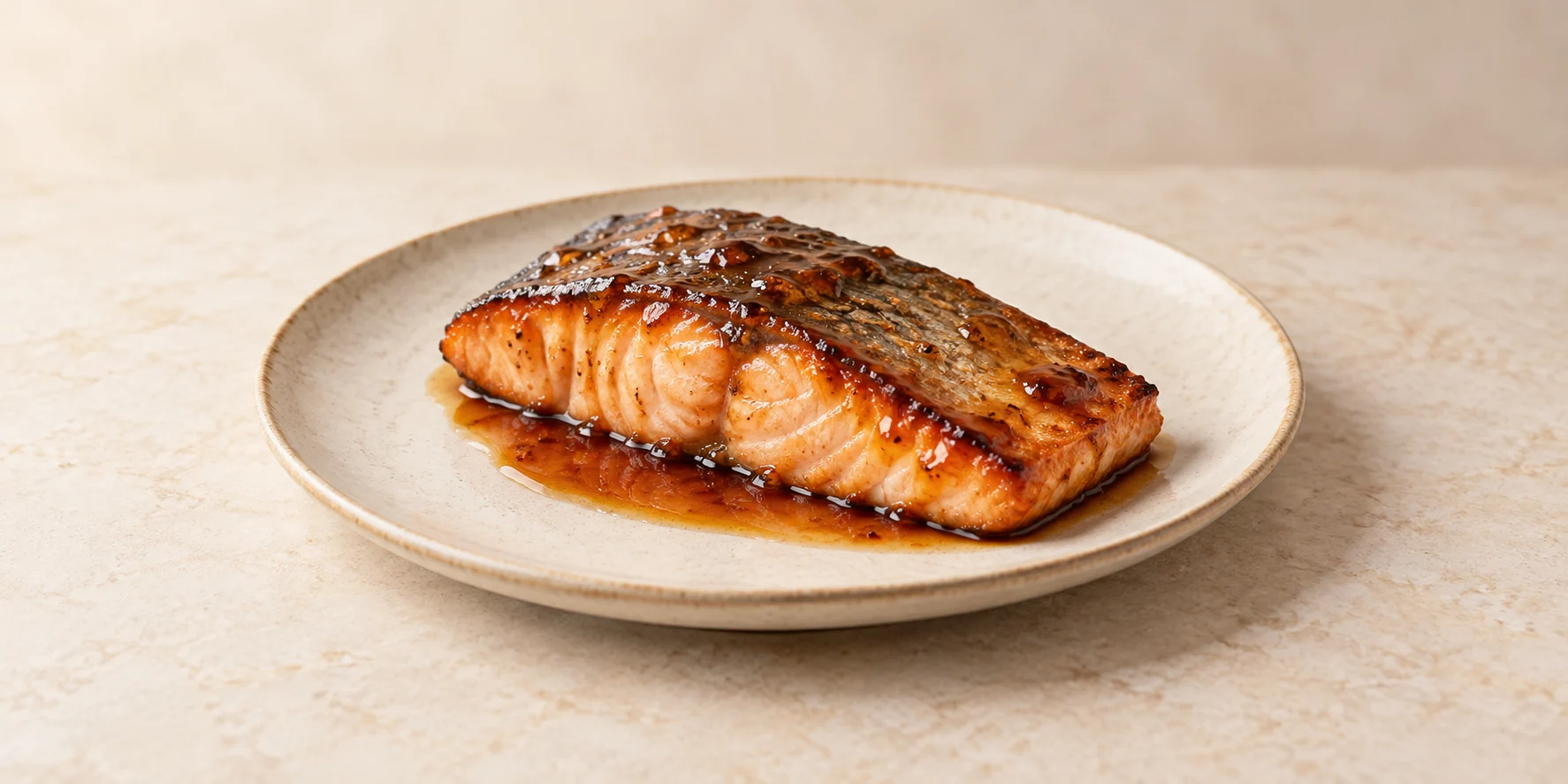 Salmón glaseado con Earl Grey