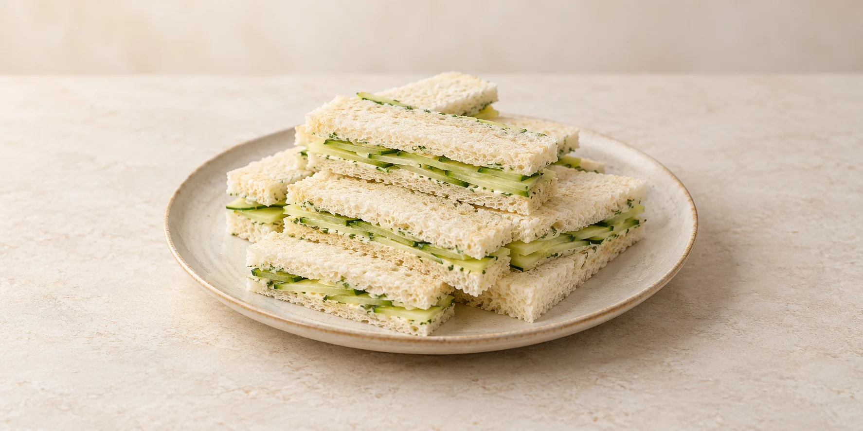 Classic Cucumber Tea Sandwiches