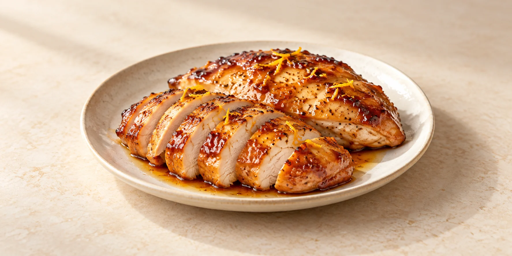 Lady Grey Tea-Smoked Chicken with Citrus Glaze