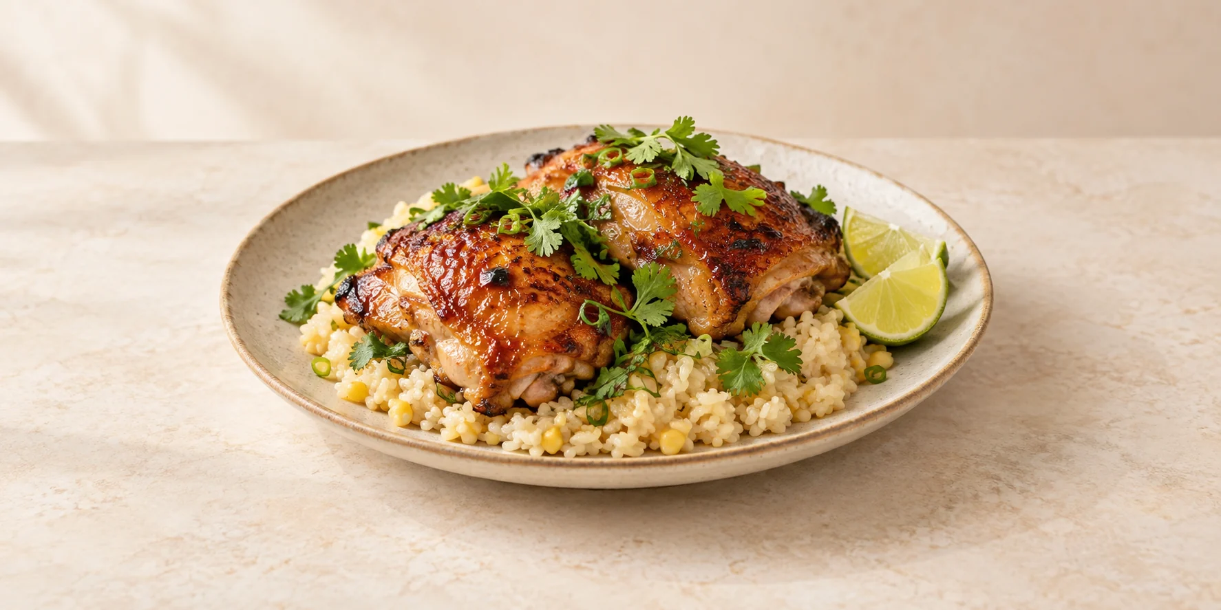 Shan Tuyet Tea-Smoked Chicken Thighs with Sticky Rice