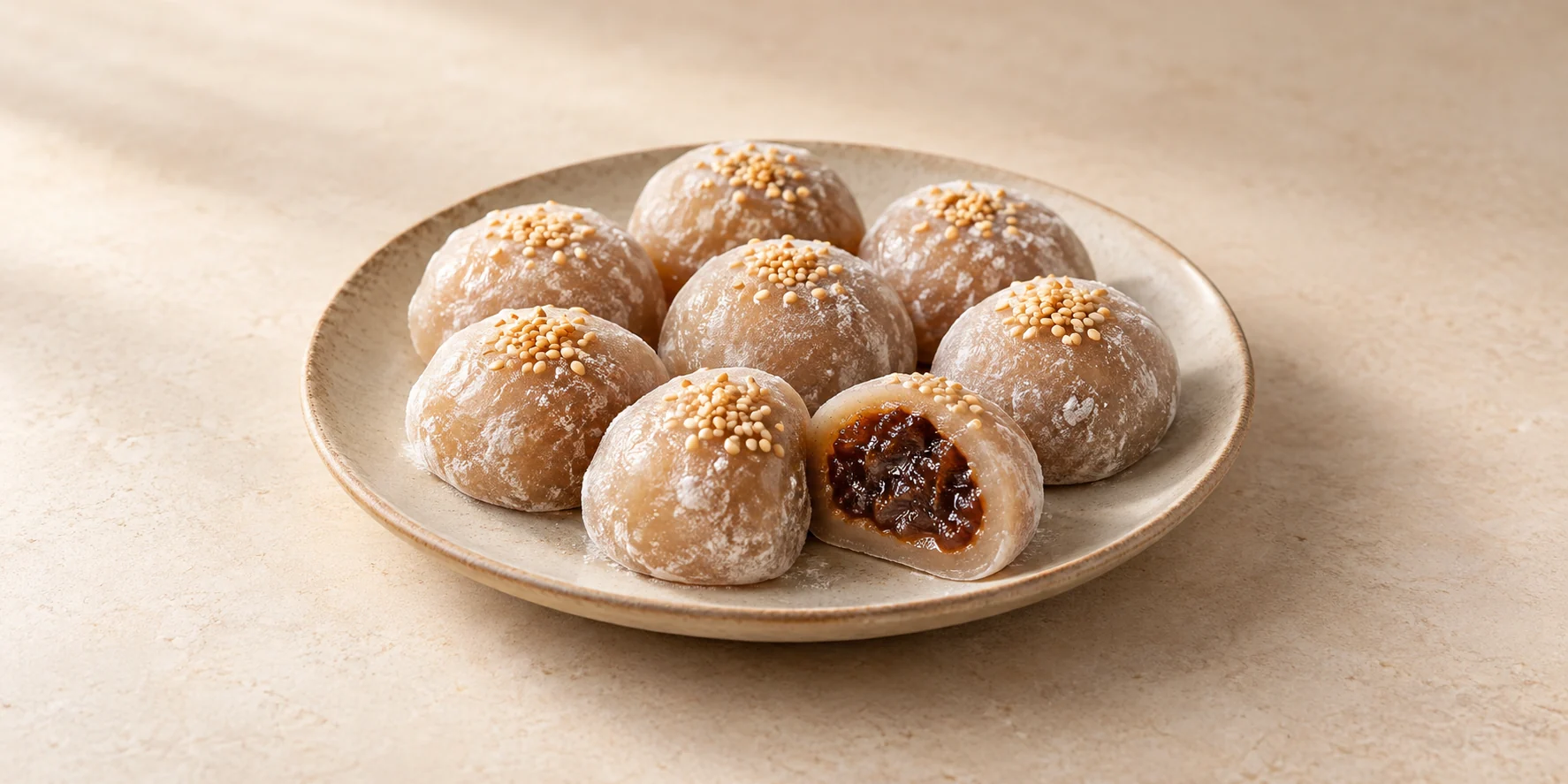 GABA Oolong and Dried Plum Mochi