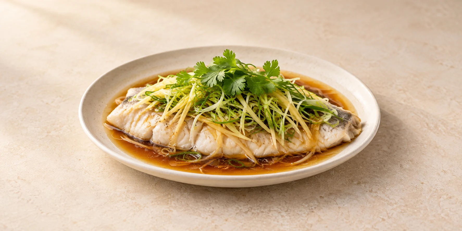 Enshi Yulu Steamed Fish with Scallion and Ginger