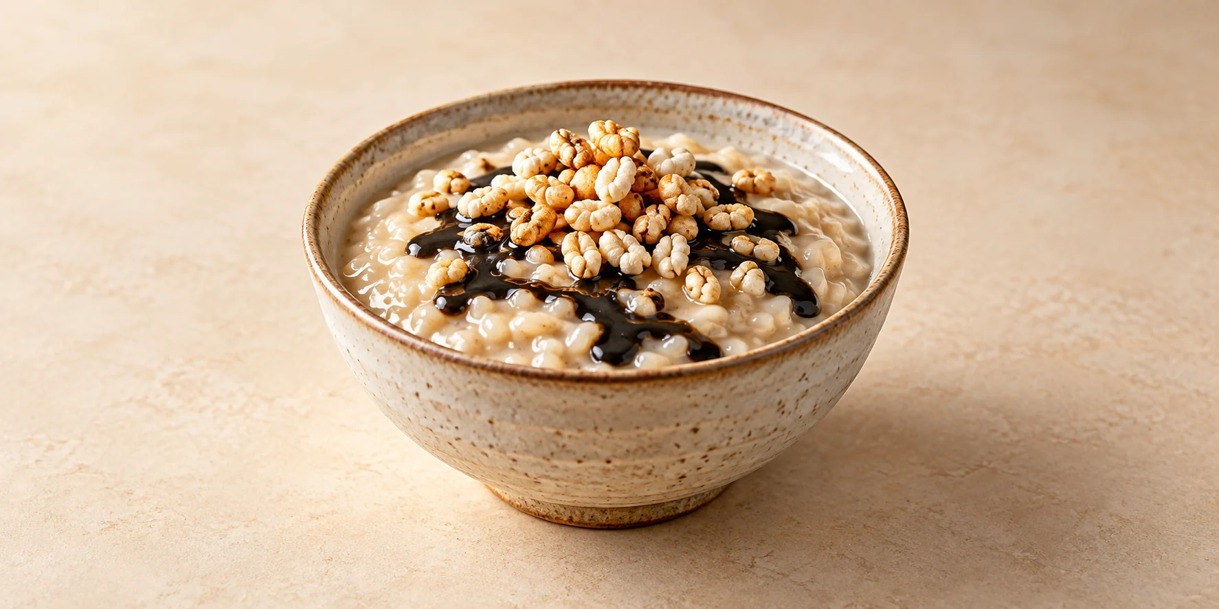 Genmaicha Toasted Rice Pudding