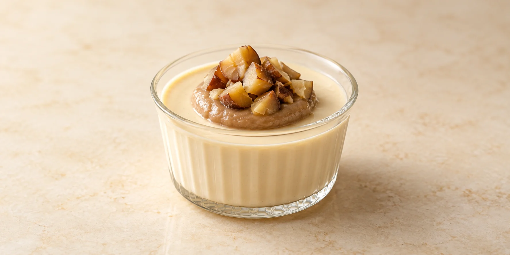 Lu'an Gua Pian Chestnut Panna Cotta