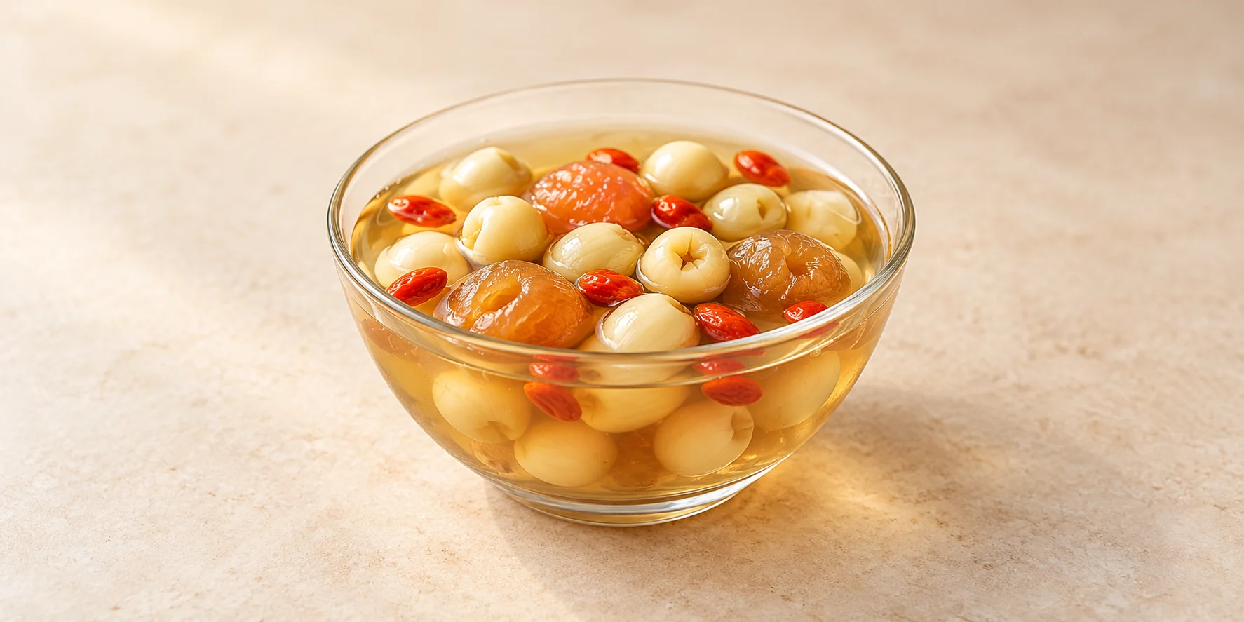 Lotus Tea and Lotus Seed Sweet Soup (Chè Sen)