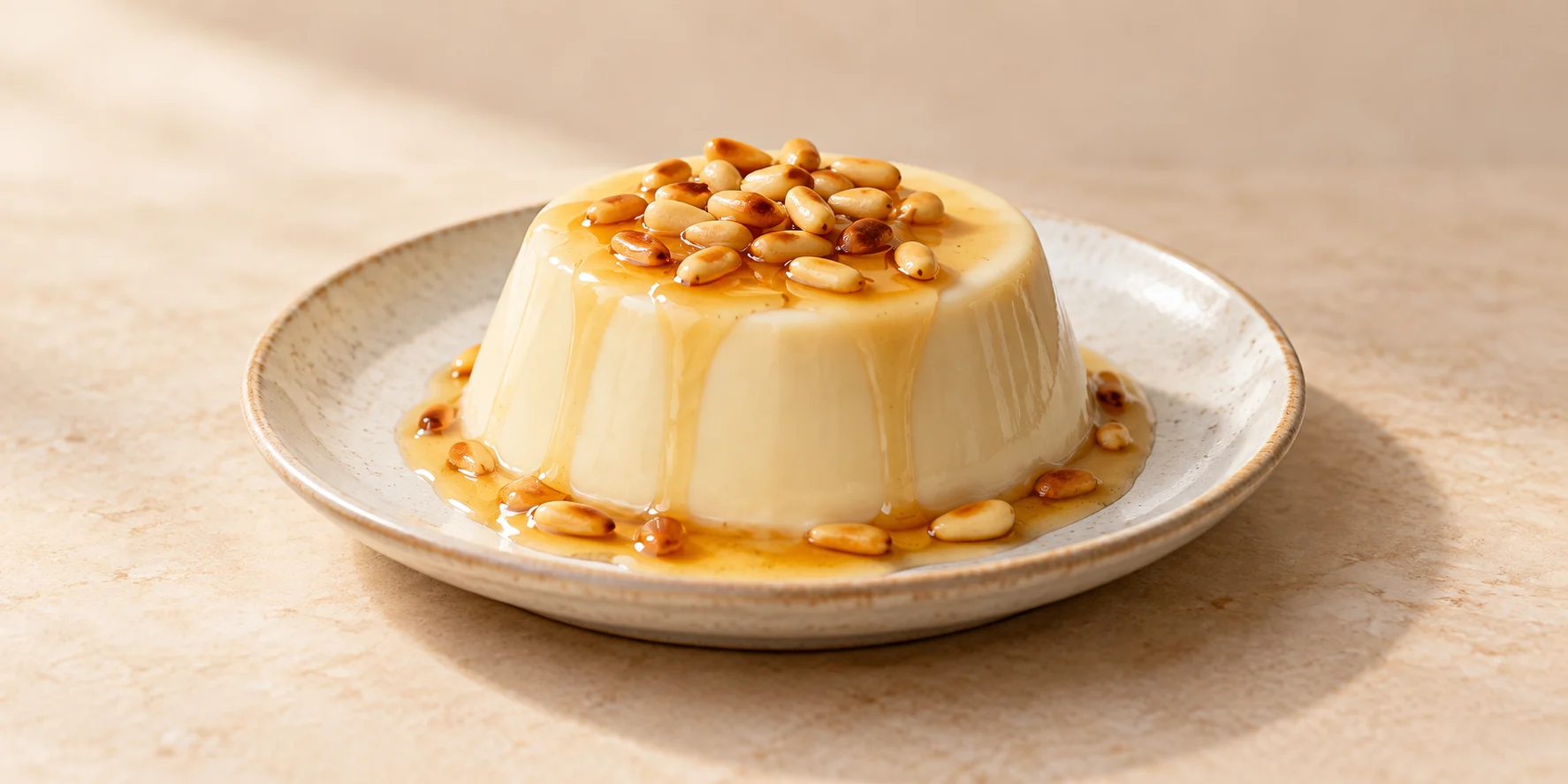 Snow Shan Green Honey Panna Cotta