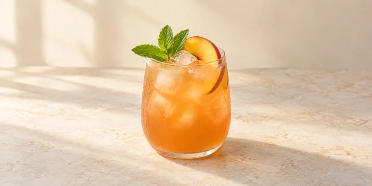 Iced Throat Coat Peach Cooler
