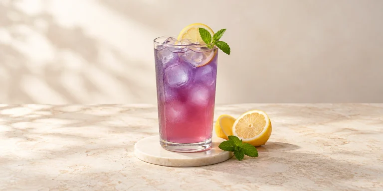 Color-Changing Butterfly Pea Lemonade