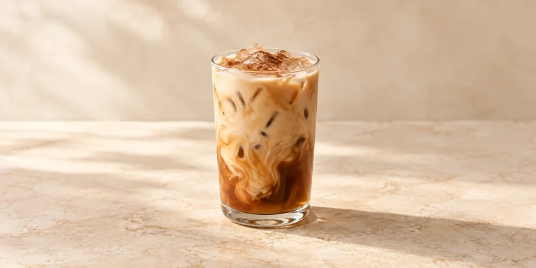 Iced Dandelion Root Cold Brew with Maple and Oat Milk