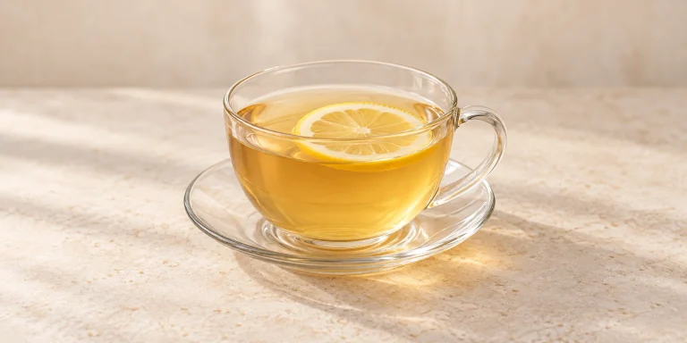 Elderflower Infusion with Honey and Lemon