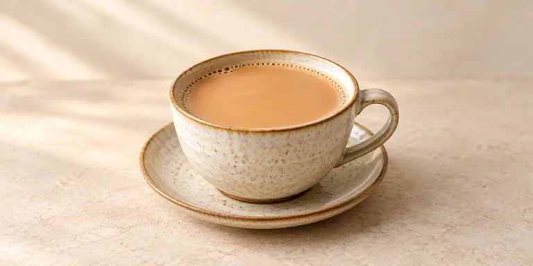 Fu Zhuan Milk Tea with Cinnamon, Cardamom and Ginger