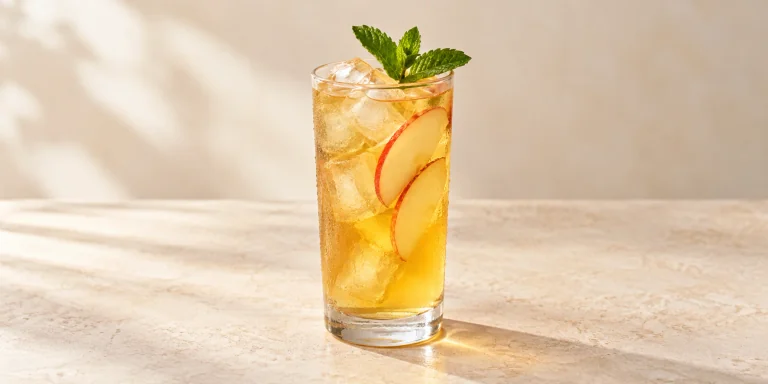 Iced Chamomile Lemonade with Honey