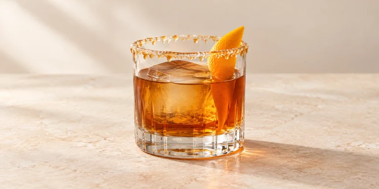Salted Caramel Black Tea Old Fashioned