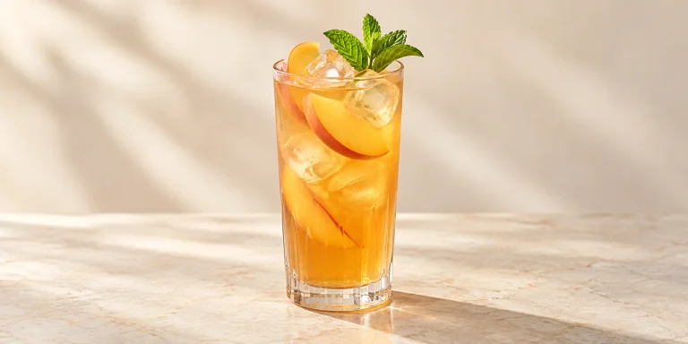 Iced Nuwara Eliya with Peach and White Grape