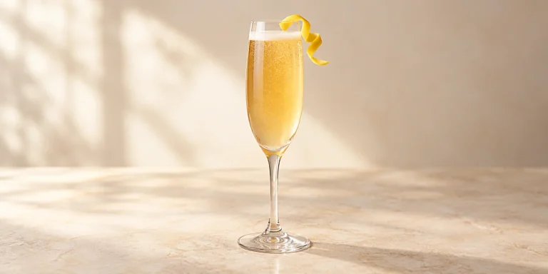 Cóctel Champagne con Darjeeling