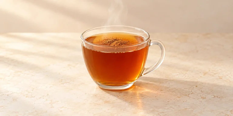 English Breakfast with Fresh Ginger, Honey and Lemon