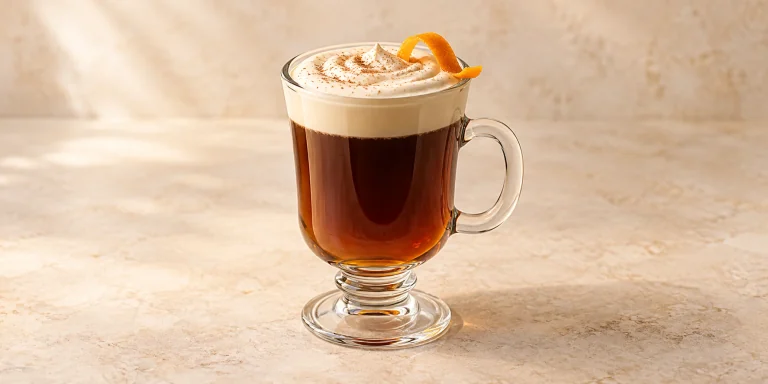 Irish Tea Coffee with Whiskey