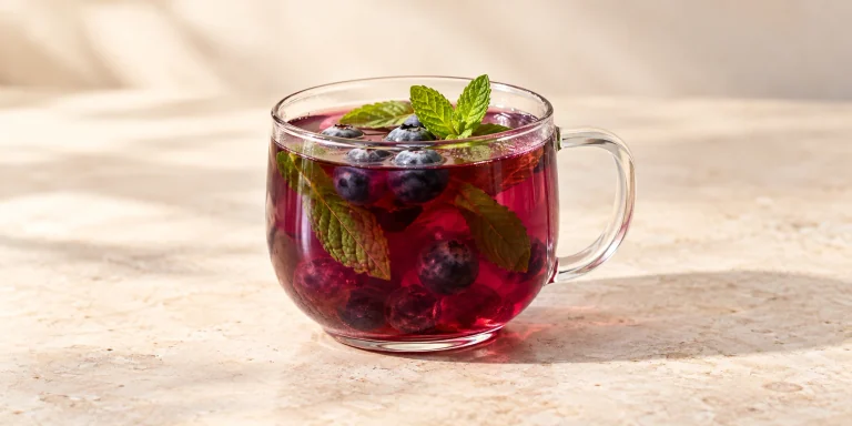 Kenyan Purple Tea with Blueberries and Mint