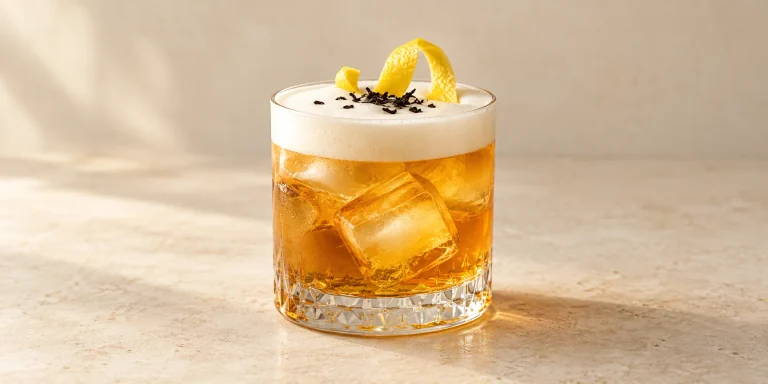 Himalayan Whisky Sour with Nepali Black Tea