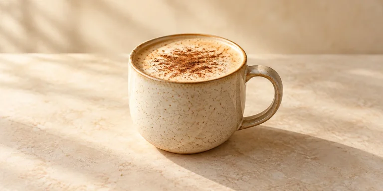 Spiced Dianhong Wellness Latte